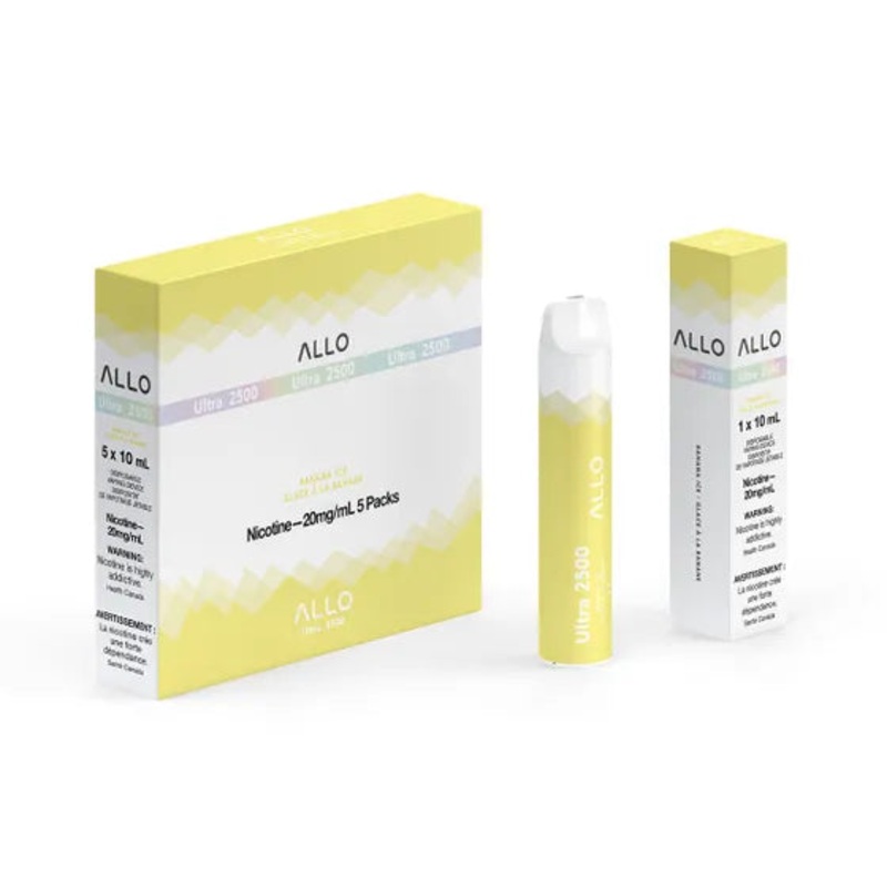 Allo Ultra 2500 Disposable – Banana Ice (Ontario)
