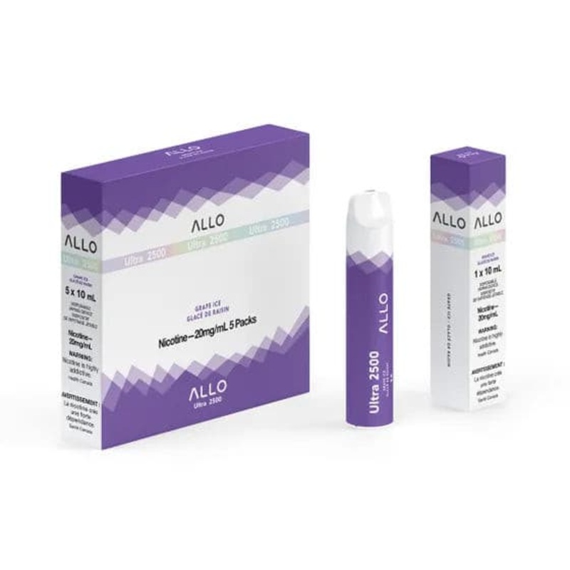Allo Ultra 2500 Disposable – Grape Ice (Ontario)