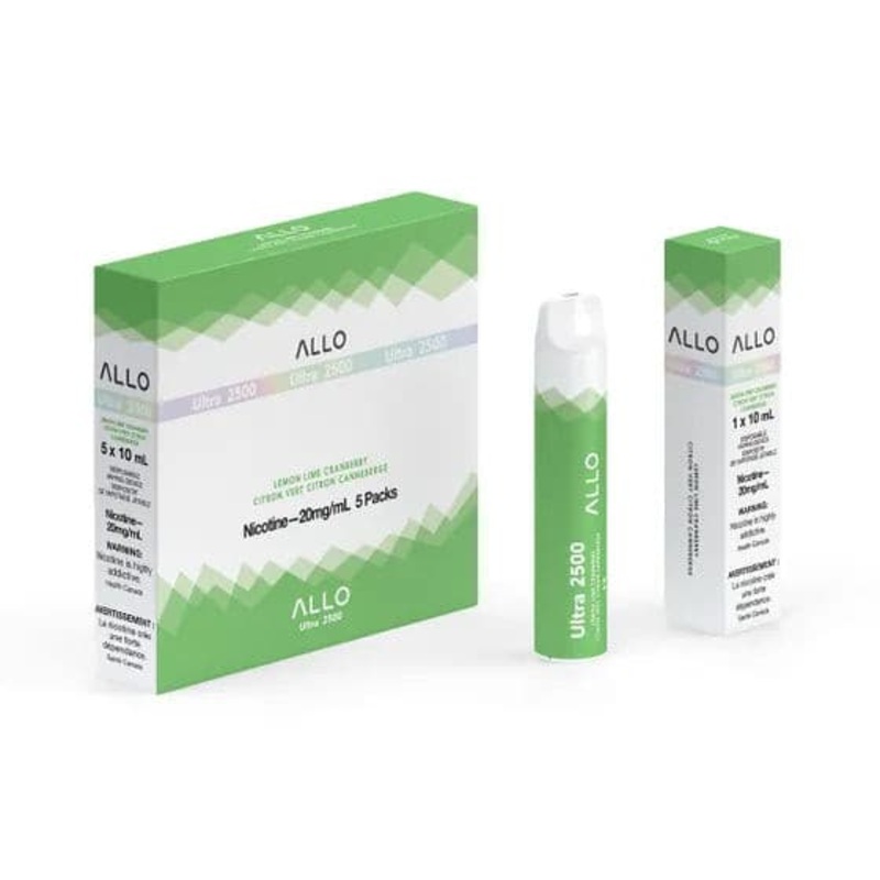 Allo Ultra 2500 Disposable – Lemon Lime Cranberry (Ontario)