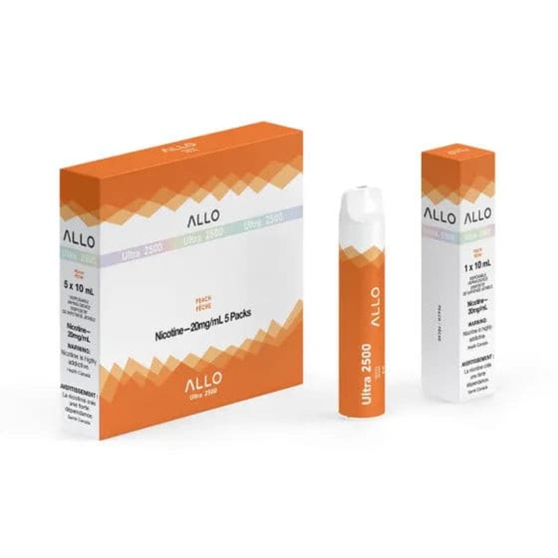 Allo Ultra 2500 Disposable – Peach (Ontario)