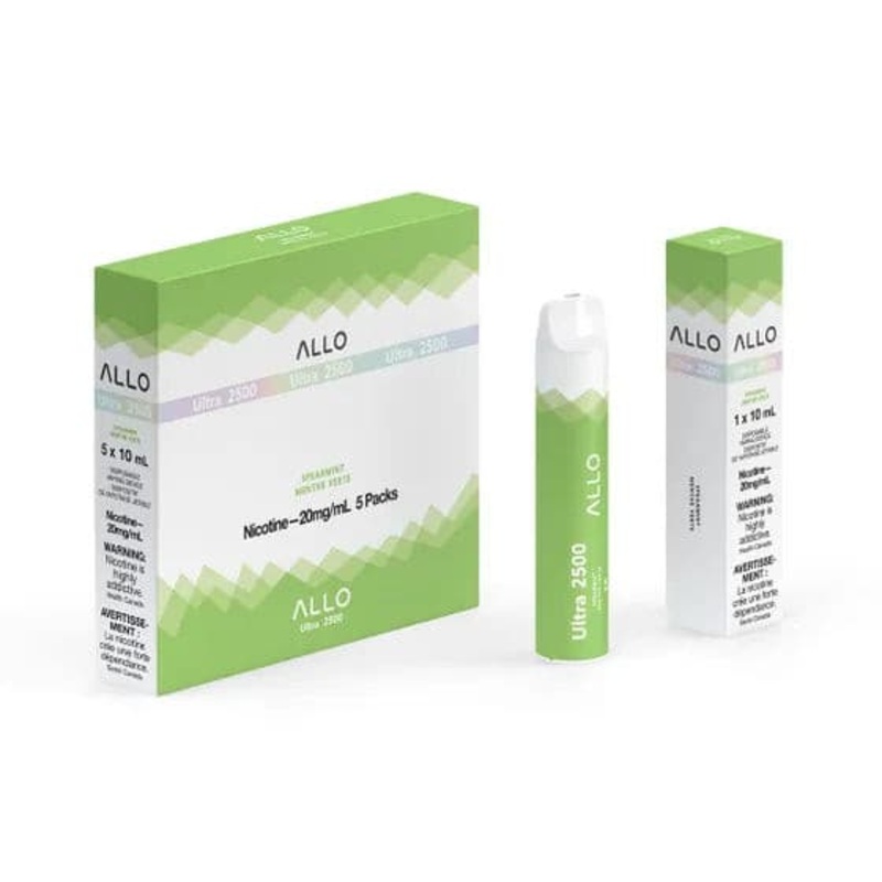 Allo Ultra 2500 Disposable – Spearmint (Ontario)