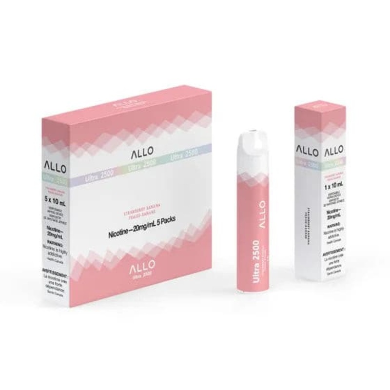 Allo Ultra 2500 Disposable – Strawberry Banana (Ontario)
