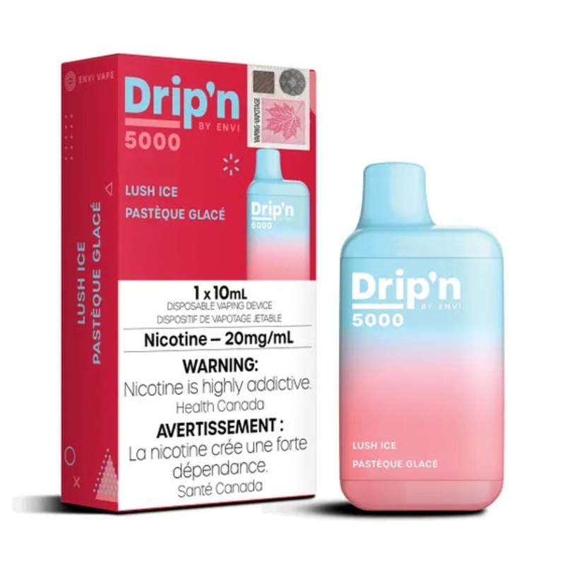 Drip’n by Envi 5000 Disposable – Lush Ice 20MG