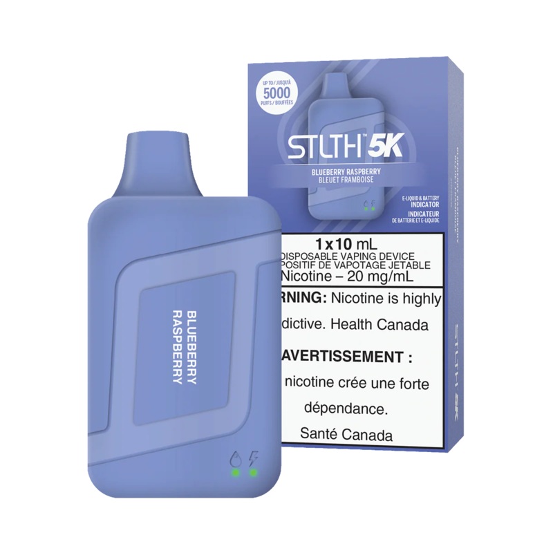 STLTH BOX 5K DISPOSABLE- BLUEBERRY RASPBERRY (Ontario)