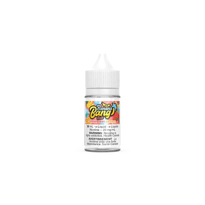 STRAWBERRY ORANGE BY BANANA BANG ICE SALT (30mL)