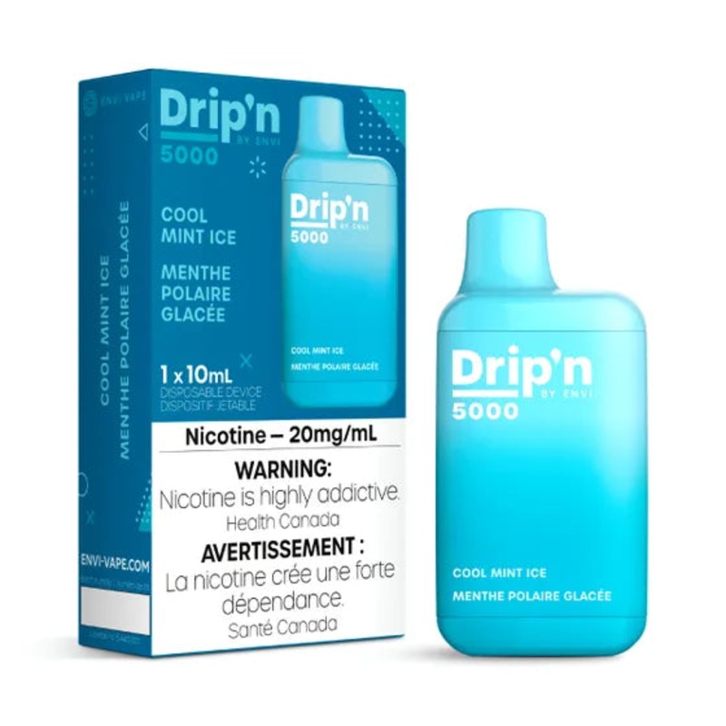 Drip’n by Envi 5000 Disposable – Cool Mint Ice 20MG