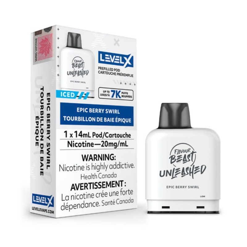 Level X Flavour Beast Unleashed Pod 14mL – Epic Berry Swirl