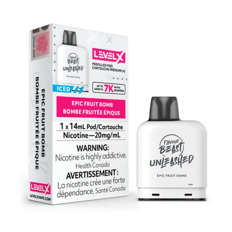 Level X Flavour Beast Unleashed Pod 14mL – Epic Fruit Bomb