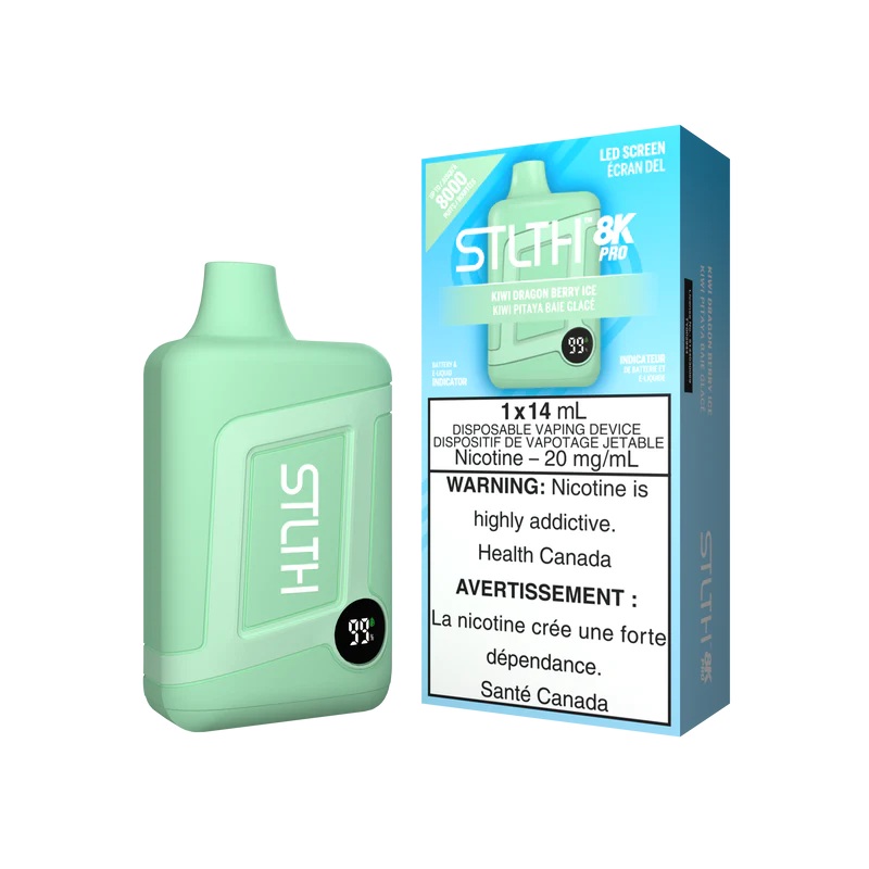 STLTH BOX 8K PRO DISPOSABLE – KIWI DRAGON BERRY ICE (Ontario)