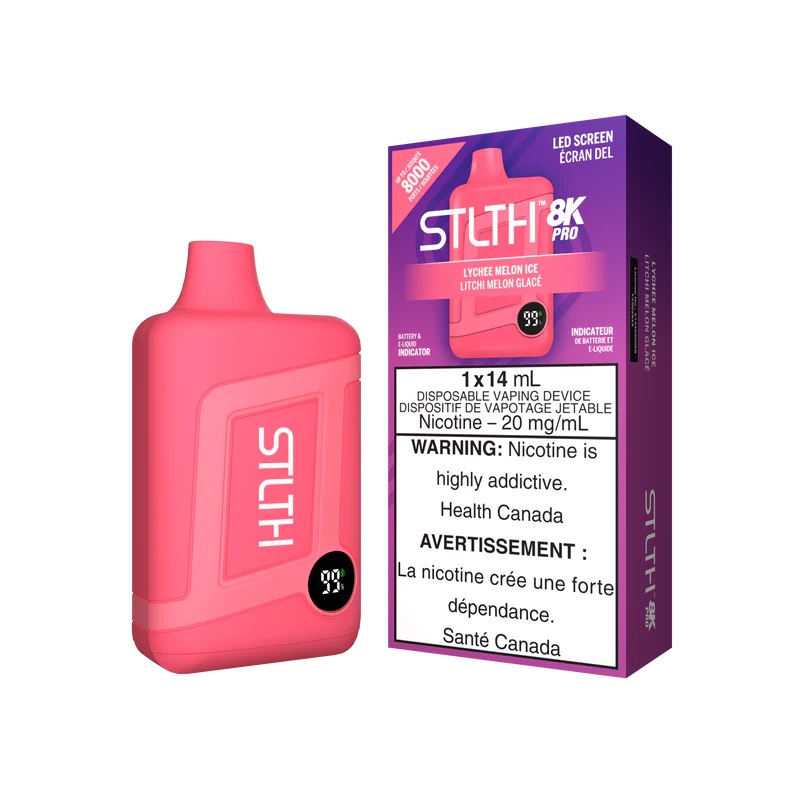 STLTH BOX 8K PRO DISPOSABLE – LYCHEE MELON ICE (Ontario)