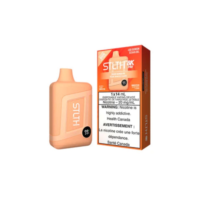 STLTH BOX 8K PRO DISPOSABLE – PEACH MANGO ICE (Ontario)