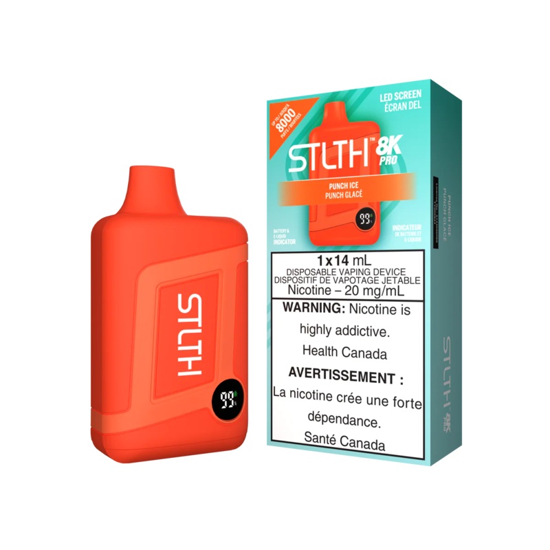 STLTH BOX 8K PRO DISPOSABLE – PUNCH ICE (Ontario)