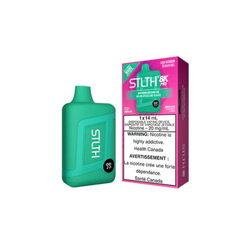 STLTH BOX 8K PRO DISPOSABLE – WATERMELON LIME ICE (Ontario)