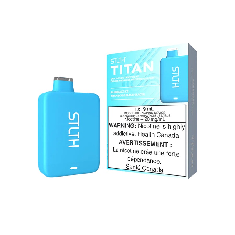 STLTH TITAN DISPOSABLE – BLUE RAZZ ICE (Ontario)