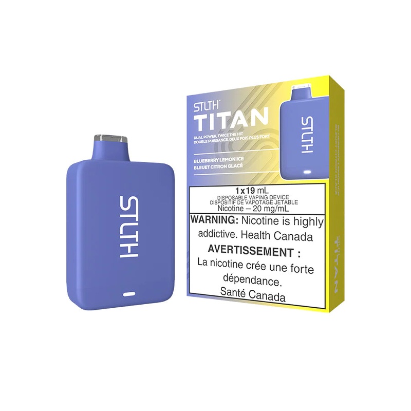 STLTH TITAN DISPOSABLE – BLUEBERRY LEMON ICE (Ontario)