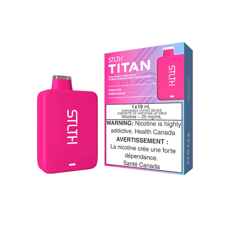 STLTH TITAN DISPOSABLE – PUNCH ICE (Ontario)