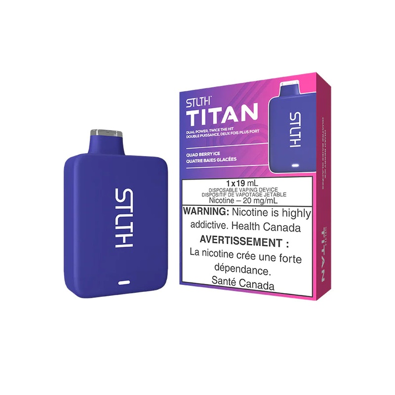STLTH TITAN DISPOSABLE – QUAD BERRY ICE (Ontario)