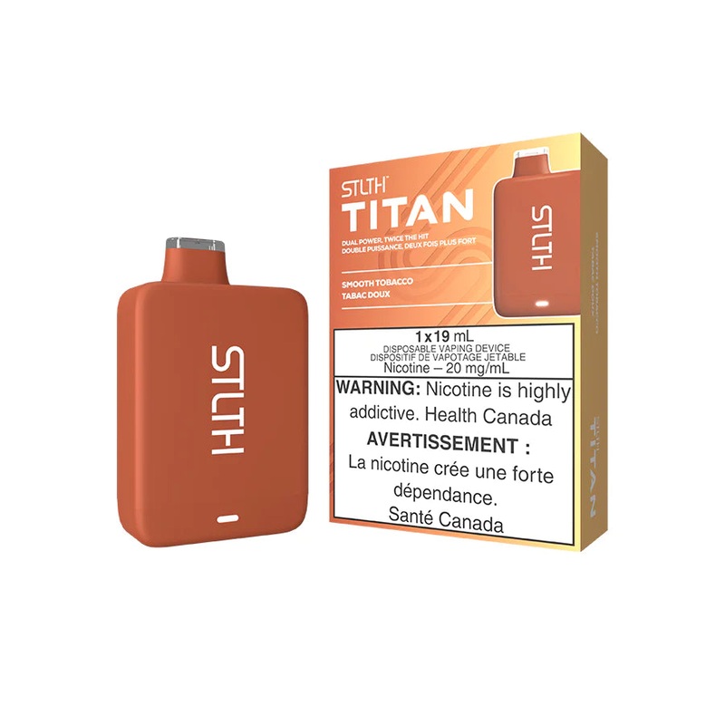 STLTH TITAN DISPOSABLE – SMOOTH TOBACCO (Ontario)