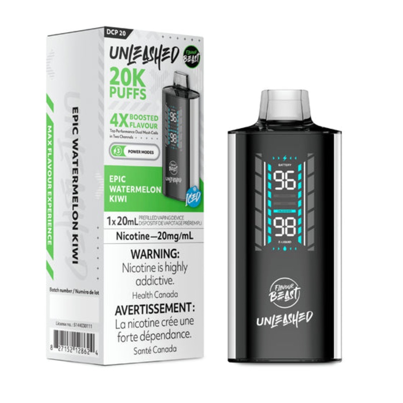 Flavour Beast Unleashed DCP 20K Disposable – Epic Watermelon Kiwi