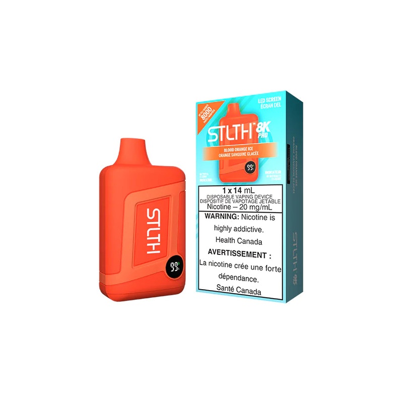 STLTH 8K PRO DISPOSABLE – BLOOD ORANGE ICE (Ontario)