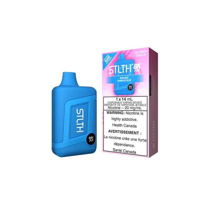 STLTH 8K PRO DISPOSABLE – BLUE RAZZ (Ontario)