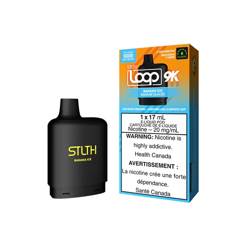 STLTH LOOP 9K POD PACK – BANANA ICE (Ontario)
