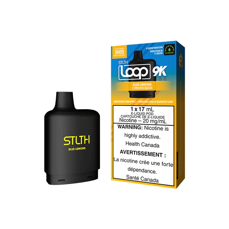STLTH LOOP 9K POD PACK – BLUE LEMONS (Ontario)