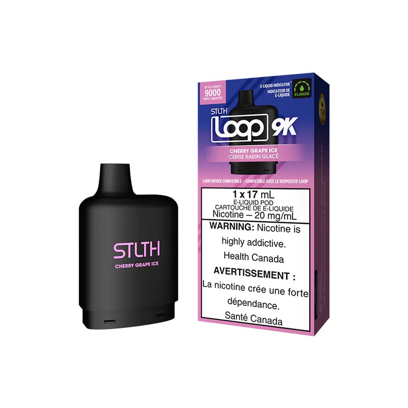 STLTH LOOP 9K POD PACK – CHERRY GRAPE ICE (Ontario)