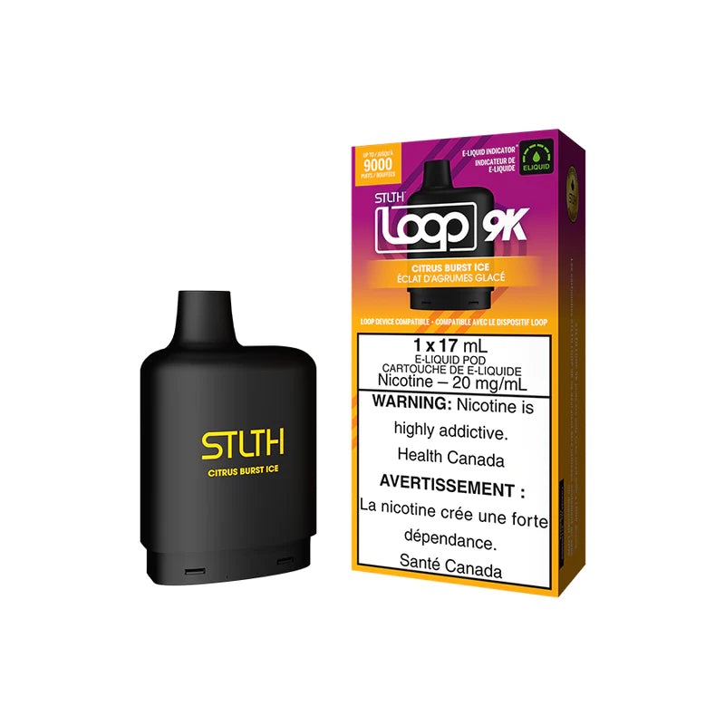 STLTH LOOP 9K POD PACK – CITRUS BURST ICE (Ontario)