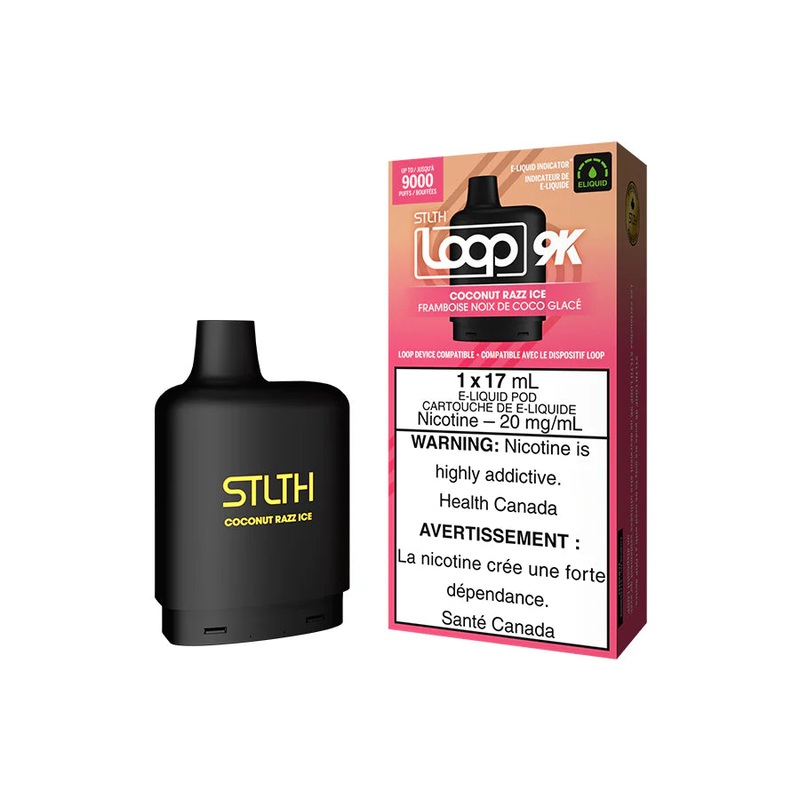 STLTH LOOP 9K POD PACK – COCONUT RAZZ ICE (Ontario)
