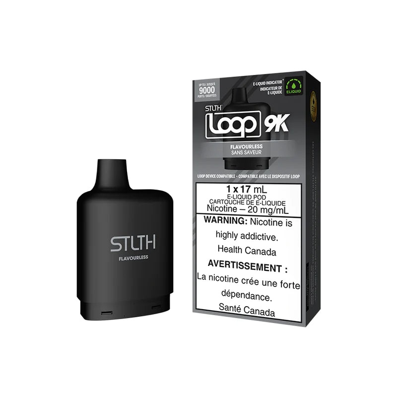 STLTH LOOP 9K POD PACK – FLAVOURLESS (Ontario)
