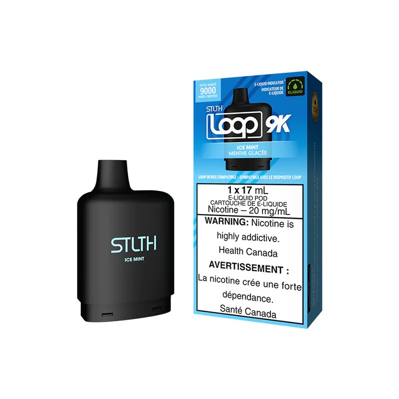 STLTH LOOP 9K POD PACK – ICE MINT (Ontario)