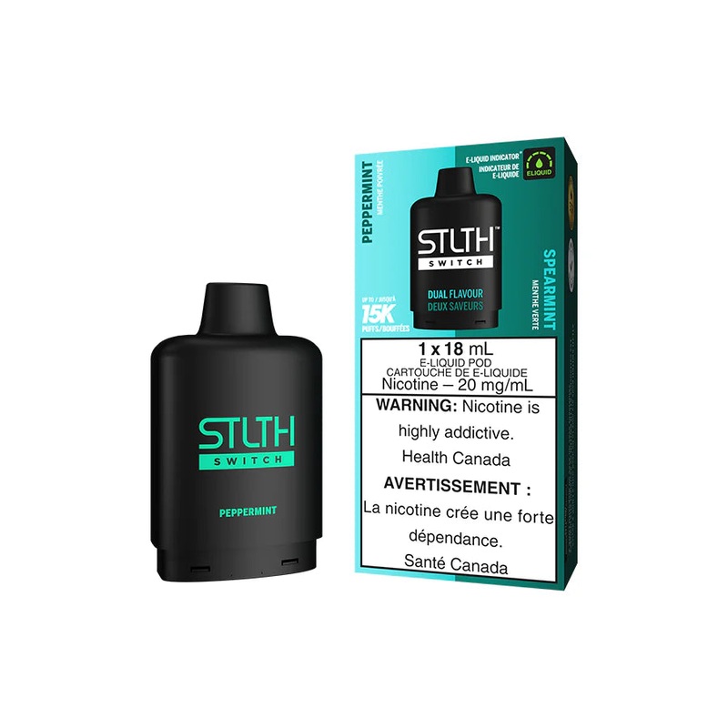 STLTH SWITCH POD PACK – PEPPERMINT AND SPEARMINT (Ontario)