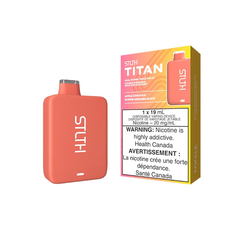 STLTH TITAN DISPOSABLE – APPLE CITRUS ICE (Ontario)