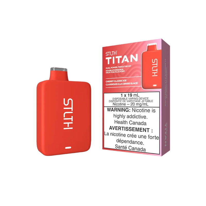 STLTH TITAN DISPOSABLE – CHERRY CLASSIC ICE (Ontario)