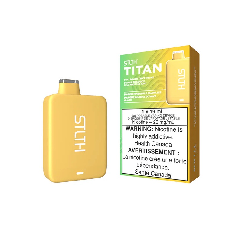 STLTH TITAN DISPOSABLE – MANGO PINEAPPLE GUAVA ICE (Ontario)
