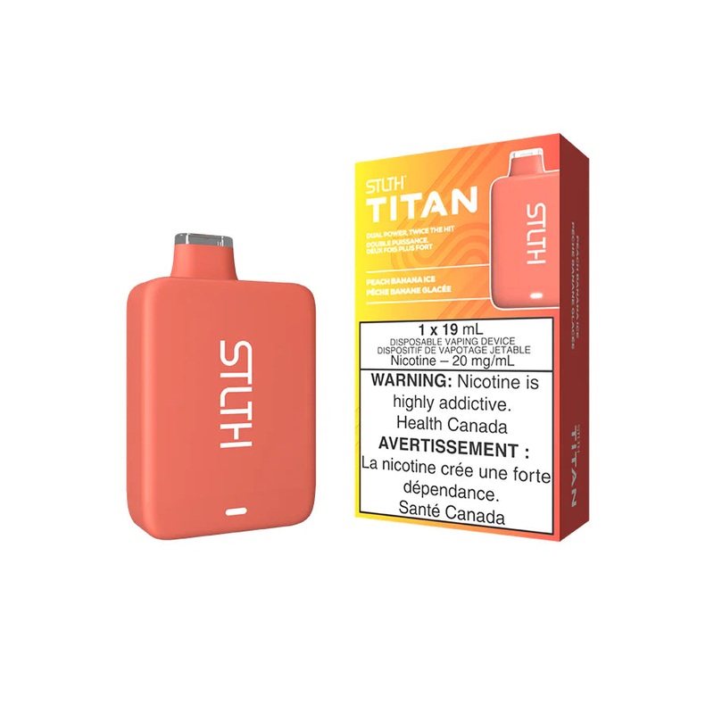 STLTH TITAN DISPOSABLE – PEACH BANANA ICE (Ontario)