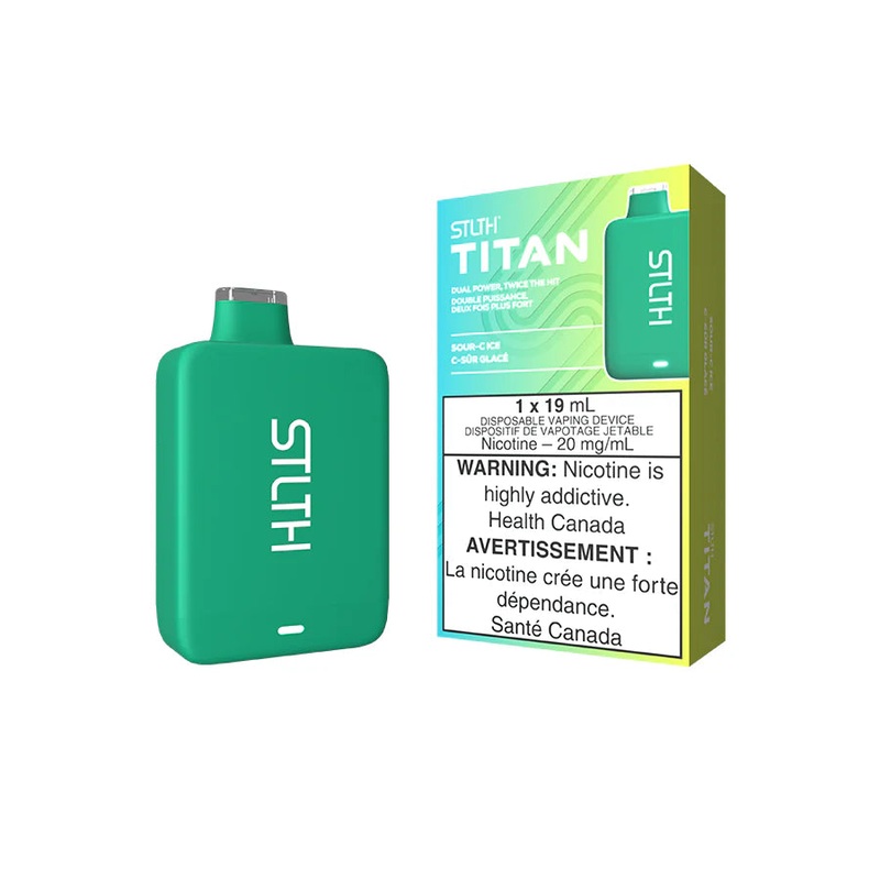 STLTH TITAN DISPOSABLE – SOUR-C ICE (Ontario)