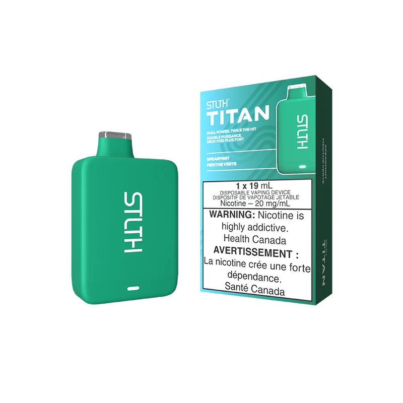 STLTH TITAN DISPOSABLE – SPEARMINT (Ontario)