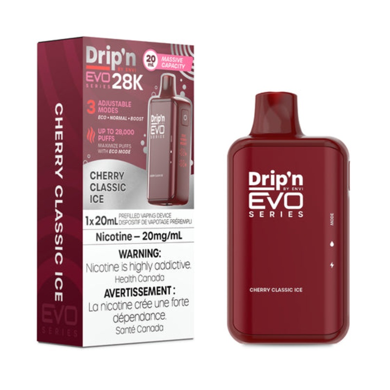 Drip’n by Envi EVO Series 28K Disposable – Cherry Classic