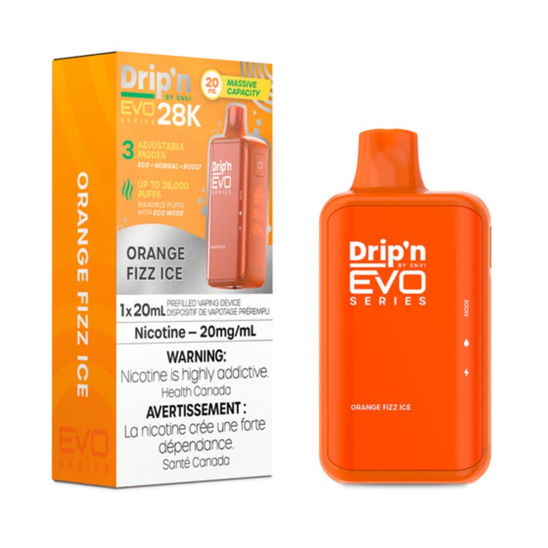 Drip’n by Envi EVO Series 28K Disposable – Orange Fizz