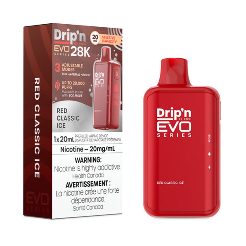 Drip’n by Envi EVO Series 28K Disposable – Red Classic