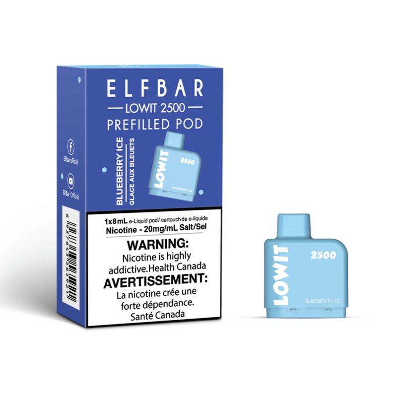 ELFBAR LOWIT 2500 – Blueberry Ice