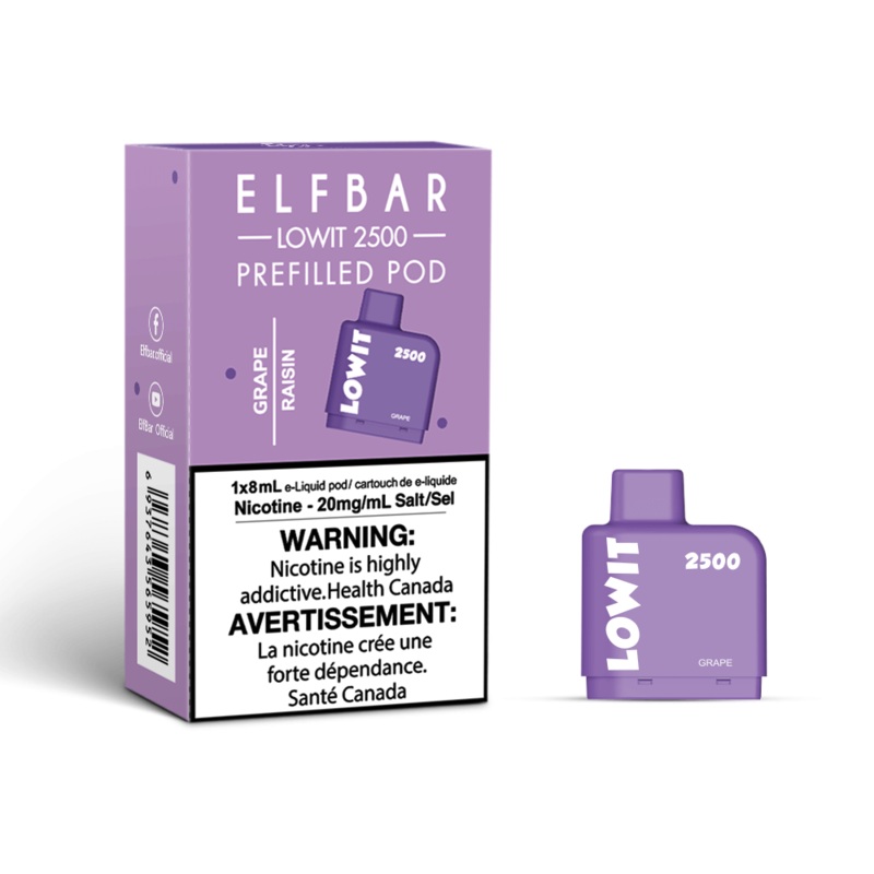 ELFBAR LOWIT 2500 – Grape