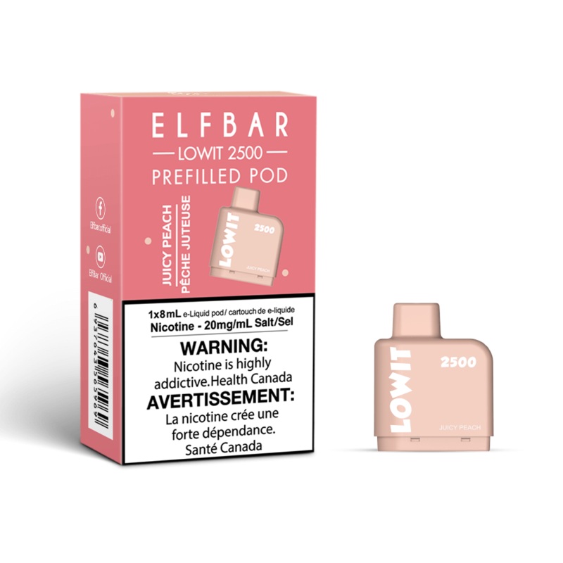 ELFBAR LOWIT 2500 – Juicy Peach