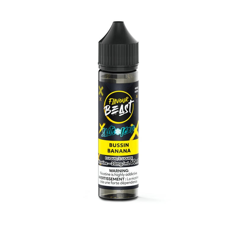 Flavour Beast E-Liquid 60mL- Bussin Banana (ICED)