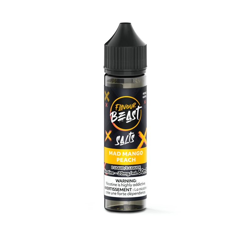 Flavour Beast E-Liquid 60mL- Mad Mango Peach