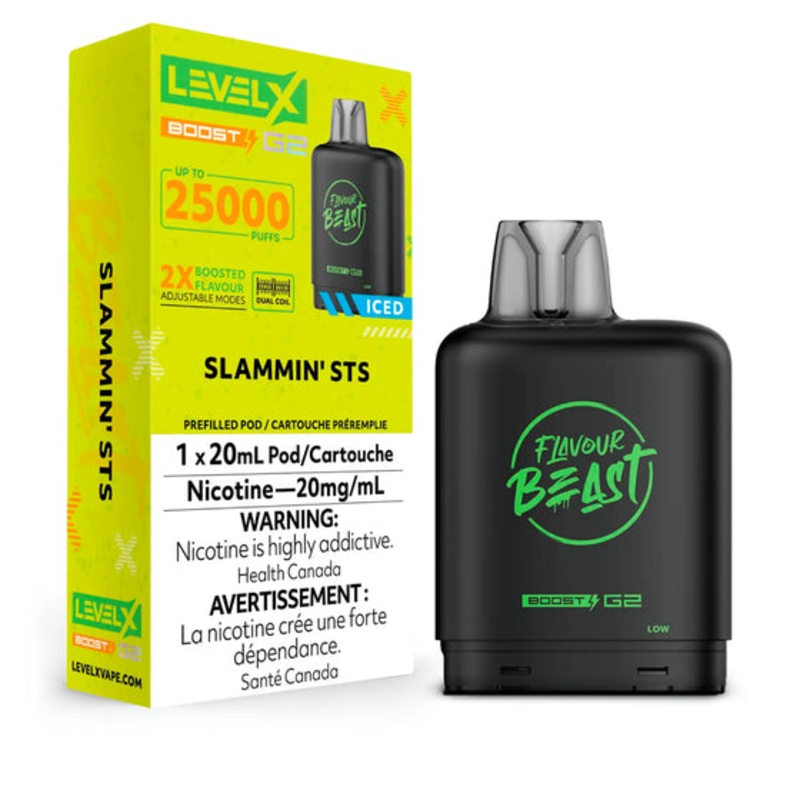 Level X Boost Pod 20ml – Flavour Beast – Slammin’ STS Iced