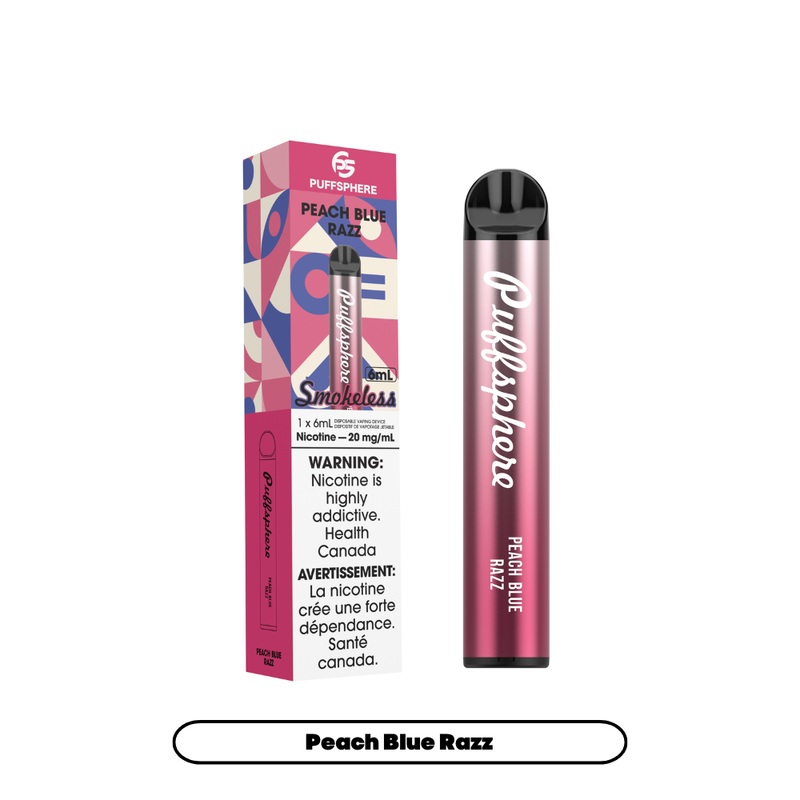 PUFFSPHERE SMOKELESS|Peach Blue Razz|Mint