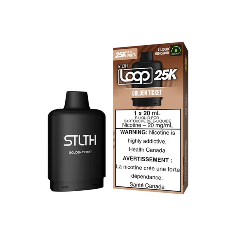 STLTH LOOP 25K POD PACK – GOLDEN TICKET
